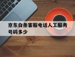 京东白条客服电话人工服务号码多少