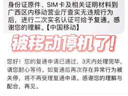 已实名网络电话打不进去