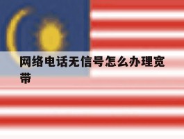 网络电话无信号怎么办理宽带