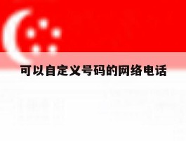 可以自定义号码的网络电话