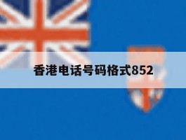 香港电话号码格式852