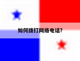 如何拨打网络电话?