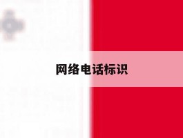网络电话标识