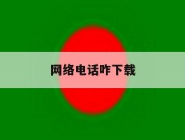 网络电话咋下载