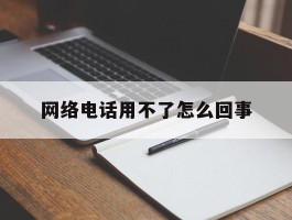 网络电话用不了怎么回事