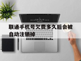 联通手机号欠费多久后会被自动注销掉
