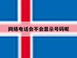 网络电话会不会显示号码呢