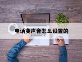 电话变声音怎么设置的