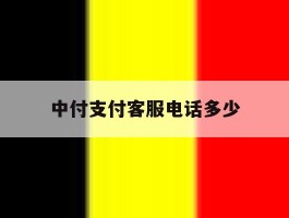 中付支付客服电话多少